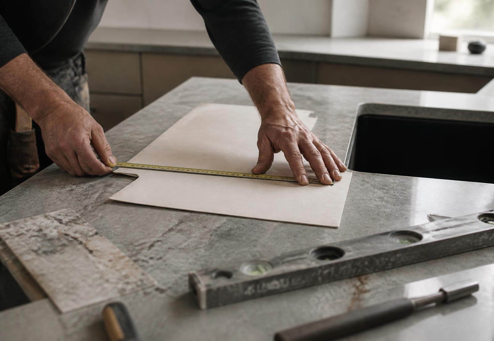 Countertop project imagery